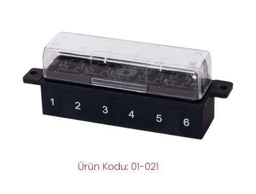6LI SİGORTA KUTUSU (ALTTAN ÇIKIŞLI)