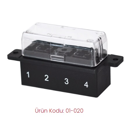 4LÜ SİGORTA KUTUSU (ALTTAN ÇIKIŞLI)
